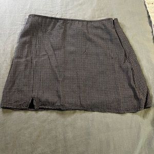 American Eagle Checkered Mini Skirt, Size Large